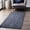 Navy Blue, variant on Indian Handmade Braided White Natural Jute Area Rug, Home Décor Rug, Jute Rug for Bedroom, Dining Room, living room, Doormat Rug Size - 3' x 8' (90 cm x 240 cm)