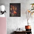 thumbnail image 3 of Sikiie Butterfly Sitting on a Flower Print Canvas Decorative Hanging Painting, Anti-shrinkage Hanging Frame, Suitable for Home, Office Wall Decorations, 3 of 6