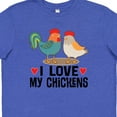 thumbnail image 4 of Inktastic Chicken Farmer I Love My Chickens Youth T-Shirt, 4 of 5