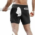 thumbnail image 4 of Liwarace Men's Sports Liner Shorts GYM Training Bodybuilding Summer Workout Fitness Pants, 4 of 16