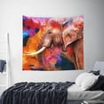 thumbnail image 6 of Balery Oil Paintings of Elephants Pattern Tapestry 60x51 Inches - Large Wall Hanging Tapestry for Bedroom, Living Room, Dorm Decor - Artistic and Aesthetic Room Decor, 6 of 9