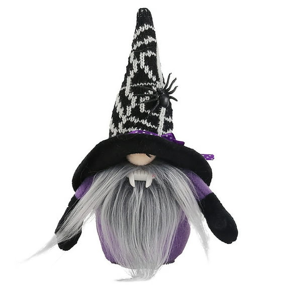 GadgetVLot Dwarf Doll Ornament Gnome Faceless Thanksgiving 13*7*28Cm Black Harvest Ornaments Tabletop Figurine Halloween Decoration