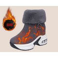thumbnail image 2 of Women's Easy-Going Comfort Ankle Boot - Fleece warm and height-increasing ankle boots, 2 of 9
