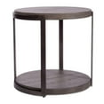 thumbnail image 6 of Home Square 2-Piece Furniture Modern View Round End Table Set in Brown, 6 of 7