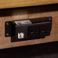 thumbnail image 6 of Furniture of America Moira Country Nightstand with 3-Drawer, Weathered Elm, 6 of 7
