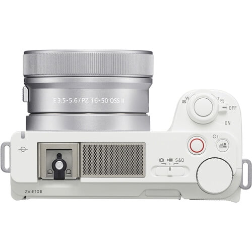 Sony Alpha ZV-E10 II Mirrorless Camera with 16-50mm Lens White