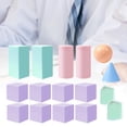 thumbnail image 6 of Dualoai 16Pcs 3D Shapes Geometric Solids Back to School Supplies Manipulative Shapes, 6 of 9
