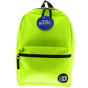 Bazic Products BAZ1034BN 3 Each 16 in. Lime Green Collection Backpack