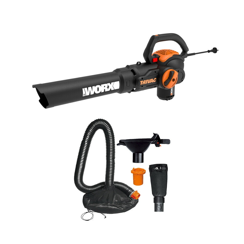 Worx WG524 TRIVAC 12Amp Electric 3IN1 Blower / Mulcher / Yard Vacuum