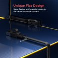 thumbnail image 3 of Cable Ethernet Smolink Cat 8, 50 pies (15 m), 40 Gbps, 2000 Mhz, negro, 3 of 8