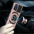 thumbnail image 2 of Case with Screen Protector Bundle for Moto G Stylus 5G 2022: Heavy Duty Shield Cover (Rose Gold) and (2-Pack) Tempered Glass Shields, 2 of 8