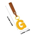 thumbnail image 3 of 100Fens New Leather English Letter Keychain Hanger Car Keychain Bag Accessories, 3 of 4
