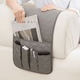 thumbnail image 4 of Bolsa de tela para guardar mandos a distancia de TV, aire acondicionado, revistas, mesita de noche, sofá, bolsa para colgar en el escritorio, bolsa de la compra, 4 of 6