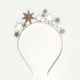 thumbnail image 2 of Diadema con hebilla para el cabello, diadema de estrella, adorno para el cabello, tocado de aleación, accesorio para vacaciones, banda para el cabello, 2 of 7