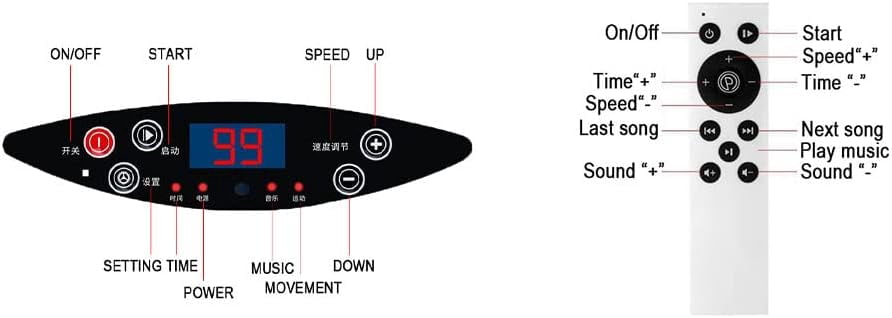 Vibration Platform Machines Whole Body Workout Vibration Plate Exercise Fitness Platform for Weight Loss Slimming Training Massage 1-99 Levels
