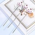 thumbnail image 3 of Decked Accessories 3pcs Cake Tester Probe Reusable Stainless Steel Cake Skewer DIY Biscuits Muffin Bread Cartoon Testing Needles Kitchen Gadget for Home Shop Style 2 Decorating Tools, 3 of 5