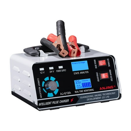 

1Pc Car Battery Charger Intelligent Pulse Charger Battery Maintainer (US Plug)