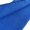 thumbnail image 4 of 1PC Tri-fold Golf Towel Premium Microfiber Fabric Waffle Pattern Heavy Duty Carabiner Clip 4 Color Options Grey Red Blue Black Red, 4 of 5