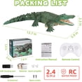 thumbnail image 6 of SSAWcasa 2.4GHz Remote Control Crocodile Toy RC Boat for Kids Aged 6+ (Green), 6 of 6