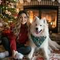 thumbnail image 4 of Dog Bandana 1 Pack,Green Christmas Dinosaur and Snowman Pattern Bandanas for Dogs,Cat Bandana,Small/ Large Dog Bandana 2 Size,Dog Bandanas Girl Boy, 4 of 6