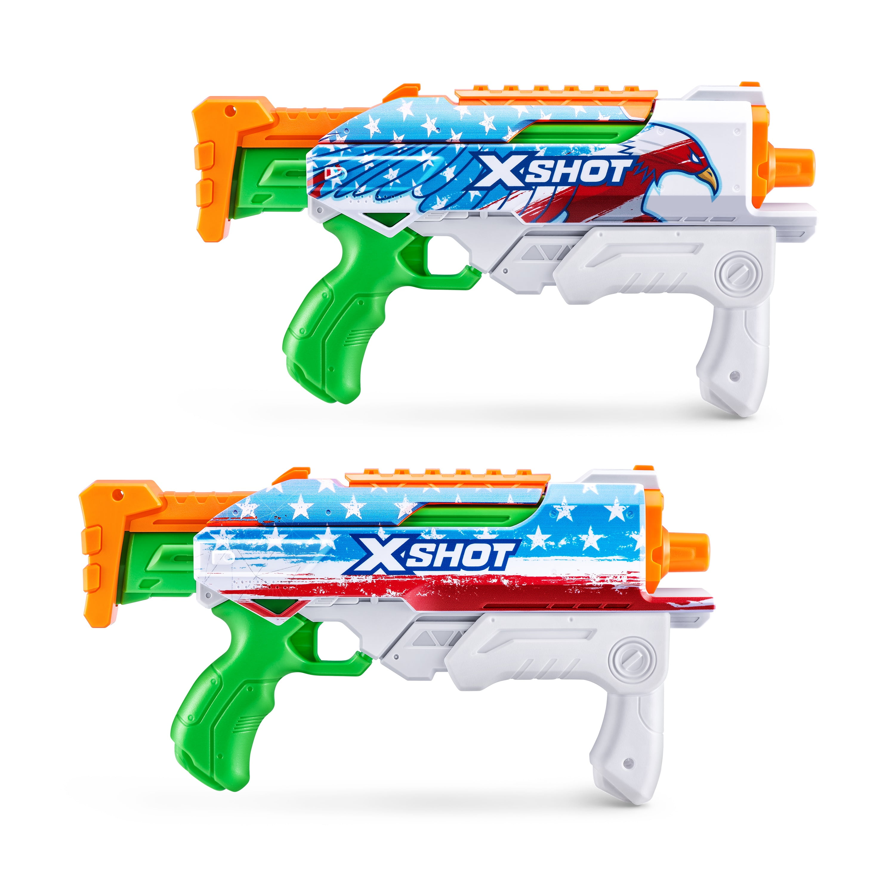 XShot Water FastFill Skins Hyperload USA Water Blaster (2Pack) by