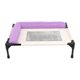 thumbnail image 2 of Cama elevada para mascotas con almohada, patas antideslizantes, hamaca transpirable para mascotas, cama elevada para perros, para perros exterior M púrpura, 2 of 8