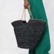thumbnail image 4 of Bolso de mano tejido a mano LinDeJuan con cadena de herrajes de nicho para mujer, 4 of 4