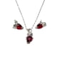 thumbnail image 1 of COLLAR DE BUHO ROJO CON ARETES DE PLATA, 1 of 4