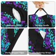 thumbnail image 6 of Butterfly and Teal Purple Pattern Teens Toddler Nap Mat with Pillow, Sleeping Mat Bag for Preschool Daycare 59"x22", 6 of 6