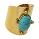 thumbnail image 4 of Anillo de apertura Salvador Vintage Único Punk Apilable Anillo ancho para el Día de San Valentín, 4 of 10