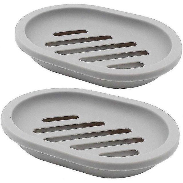 2-Piece Soap Box With Drain Pipe, Soap Holder, Soap Liquid, Easy To Clean, Dry