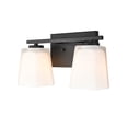 thumbnail image 6 of Millennium Lighting Inc Millennium Lighting 2 Light Matte Black Bathroom Vanity Light, 6 of 7