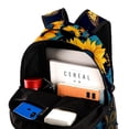 thumbnail image 4 of Sunflower Butterfly Backpack Lightweight Bookbag Travel Rucksack Laptop Daypack for Women Men, 4 of 6