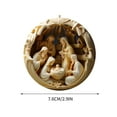 thumbnail image 4 of Holiday Deals Viflosae Nativity Christmas Ornament - Nativity Ornaments for Christmas Tree, Jesus Christmas Decorations Funny Xmas Ornaments, Nativity Scene Ornaments Hanging Decor for Wome, 4 of 4