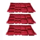 thumbnail image 4 of Bandeja superior para clasificar contenedores de almacenamiento de nuevo estilo con 13 tazas apta para bloques de construcción Dacta WeDo 2.0 45300, ladrillos de juguete para clasificar piezas, 4 of 4