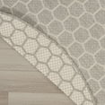 thumbnail image 6 of Nourison Twist Reversible 8' x Round Grey Modern Rug, 6 of 10