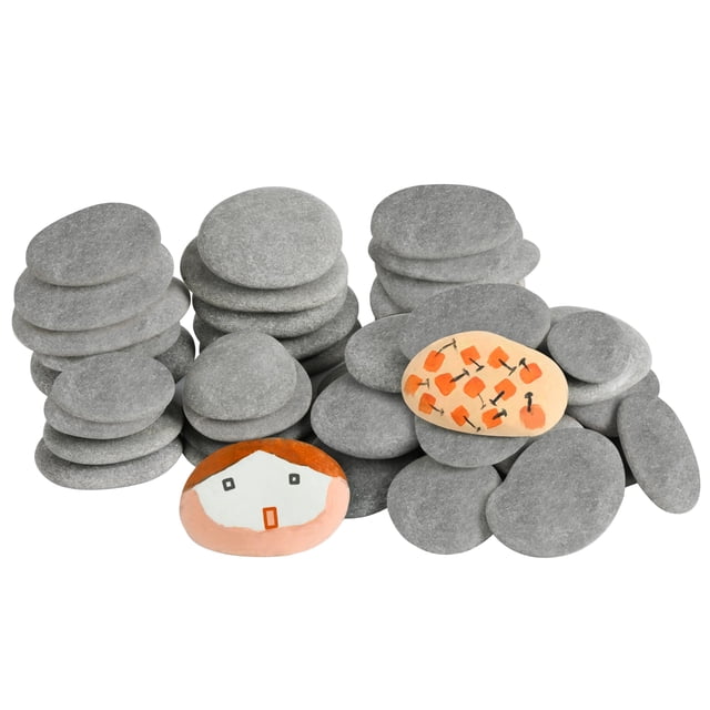Piedras de río Painting Rocks Simetufy, 45 unidades, de 5 a 7 cm, para bricolaje