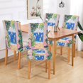 thumbnail image 2 of Yayeee 4 Pack Dining Chair Covers Stretch Parson Chairs Slipcovers Seat Protector, Yellow Seaside, 2 of 6