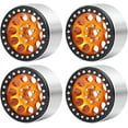 thumbnail image 3 of Aluminum Alloy Orange 35mm 2.2" RC Beadlock Wheels Axail Wraith RR10 90018/90048 Set of 4, 3 of 6