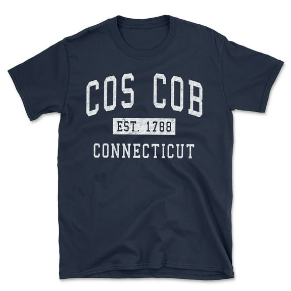 Cos Cob Connecticut Classic Established Men's Cotton T-Shirt
