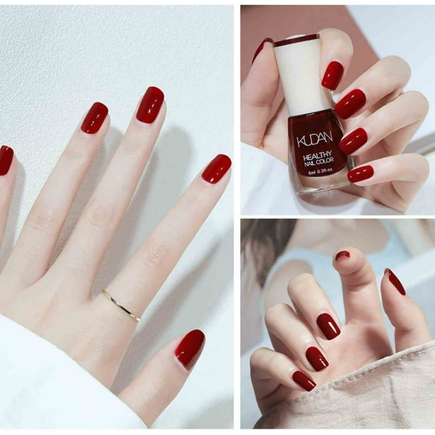 Esmalte de uñas, regalos para mujeres Esmalte de uñas despegable a base de agua Esmalte de uñas despegable que no se seca al horno 8 ml Arte de uñas