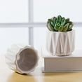 thumbnail image 5 of Better Homes & Gardens Pottery 5" Devi Round Ceramic Planter, White, 5 of 9