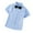 Shirt-b-Blue, variant on QIPOPIQ Clearance Boys School Uniform Dress Shirt Short Sleeve Button-Up Oxford Shirt, White Sizes 2T-18T
