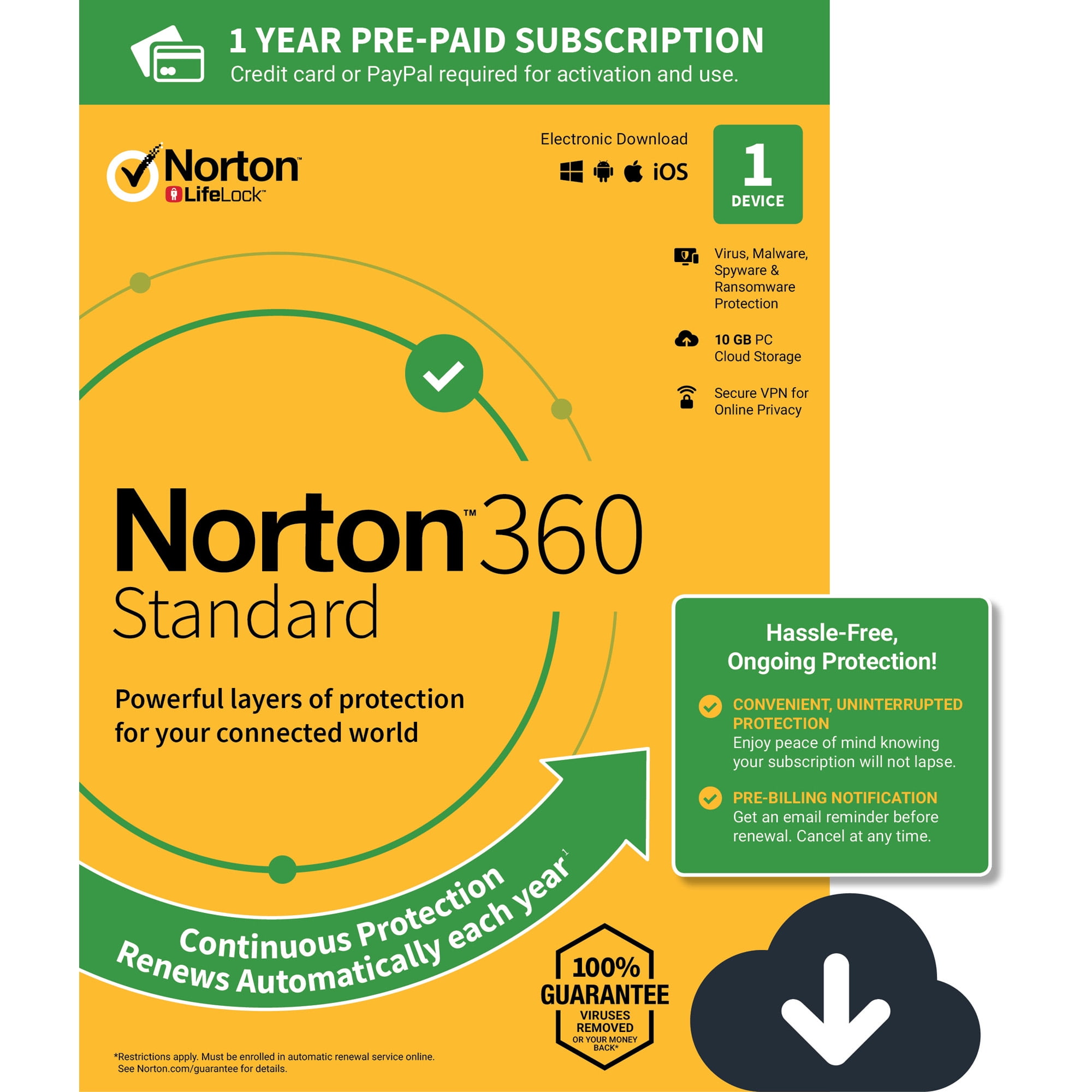 Norton 360 Comparison Chart