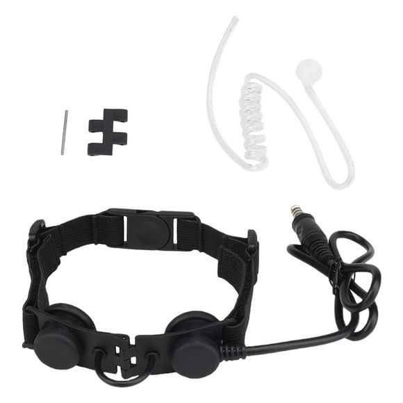 Micrófono de Garganta Táctico Sunnimix Diseño de Banda Ajuste Flexible