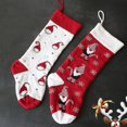 thumbnail image 4 of 2pc Stocking Santa Claus Gift Socks Candy Bag Xmas Tree Hanging Decor, 4 of 5