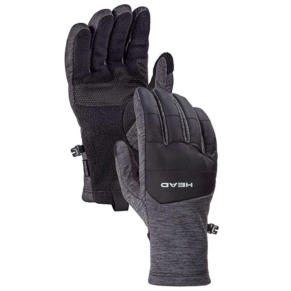 HEAD Head Mens Hybrid Glove, Black/Grey, Small
