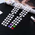thumbnail image 3 of Nail Art Polish Palette Dot Flat Nail Color Card Display Tools (Skin Color), 3 of 8
