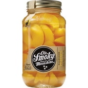 Ole Smoky Peaches Moonshine Flavored Whiskey, 750 ml Bottle, 33% ABV