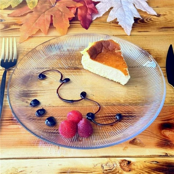 Ramart Studio Glass R1202-0 7.5 in. Cascata Salad Plate Set